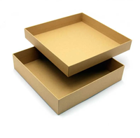 Boîte rigide en papier kraft en deux parties pour vêtements, OEM ODM, emballage personnalisé de vêtements et d'accessoires de marque