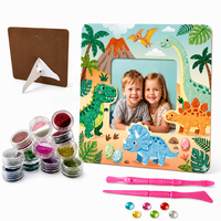 Kit de décoration de cadre photo à paillettes DIY pour la décoration intérieure, avec accessoires et gemmes scintillantes, pour enfants, vente en gros
