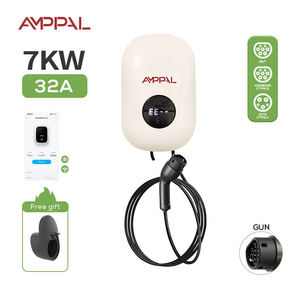 Estación <span class=keywords><strong>de</strong></span> Carga para Vehículos Eléctricos AMPPAL <span class=keywords><strong>de</strong></span> 7 kW, Montable <span class=keywords><strong>en</strong></span> Pared o Suelo, Portátil, para Autos Eléctricos - Product Image 2