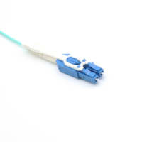 Cable de conexión de red multimodo de coleta de fibra óptica Uniboot para FTTH WiFi CATV con conector MPO