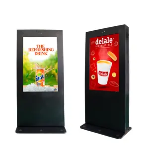 49 55 65 75 86 polegadas de alto brilho LCD Quiosque Tela Digital Signage Publicidade Monitor Outdoor LCD Display