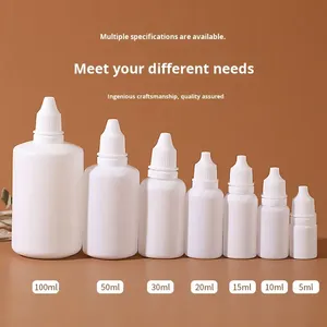 ขวดหยดกันแสงสีขาว PE สำหรับขายส่ง ขนาด 3 มล./5 มล./10 มล./30 มล./50 มล. สำหรับใช้ในงานเกษตร บรรจุเม็ดสีและหมึก - Product Image 3