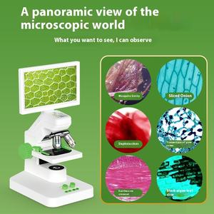 Microscopio inteligente conectado por WiFi de grado <span class=keywords><strong>profesional</strong></span> para niños, enseñanza de ciencias populares para estudiantes de primaria/<span class=keywords><strong>secundaria</strong></span> LED - Product Image 3