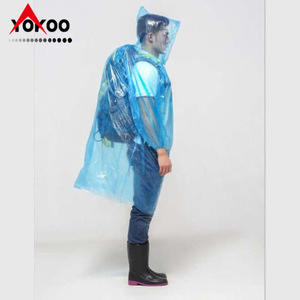 Impermeable de Bolsillo, Impermeable Desechable de PE para Adultos, Ropa Impermeable Universal para Senderismo y Viajes - Product Image 2