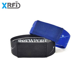 Venta al por mayor de fábrica, pulseras de tela elástica de 13,56 MHz, pulsera RFID impermeable, pulsera de pago NFC pasiva grabable - Product Image 2