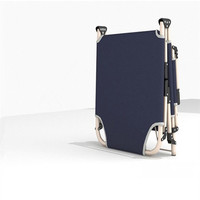 Lit simple pliable et portable multifonctionnel réglable de grande taille avec matelas souple