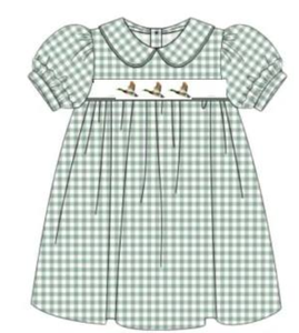 Venta al por mayor Smocked burbuja vestido verano pato ganso niños trajes bebé niña ropa niño niños conjuntos de ropa - Product Image 4