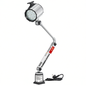 Fervi <b>LED</b> Lamp for Machine Tools with Adjustable Arm and <b>Light</b> Source Italy - Product Image 2