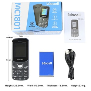 โทรศัพท์มือถือ Mocell MC1801 หน้าจอ 2.4 นิ้ว แบตเตอรี่ 1800mAh รองรับ 2 ซิม ใช้งานได้พร้อมกัน ลำโพงเสียงดัง ฟังเพลง MP3 MP4 วิทยุ FM ไฟฉาย โทรศัพท์สำหรับผู้สูงอายุ - Product Image 6