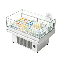 Vitrine Réfrigérée Commerciale en Acrylique Haute Transparence avec Contrôle Numérique Intégré de la Température et Affichage du Températureur