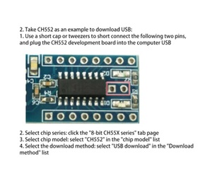 WCH JYC-CH551/JYC-CH552 CH551/CH552 Mini Scheda Core USB per Sviluppo Microcontrollore 51 - Product Image 4