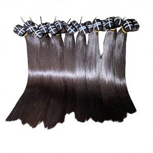Lots de Cheveux Humains Vietnamiens Bruts Lisses Comme des Baguettes, Durables et Soyeux, Cuticules Intactes, Vente en Gros - Product Image 1