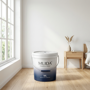 Peinture murale intérieure premium MLIDA, haute couverture, finition lisse, revêtement latex, fourniture OEM ODM - Product Image 1