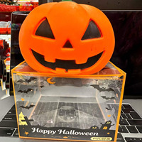 Jouets géants anti-stress à remontée lente en forme de citrouille, accessoires décoratifs pour fêtes d'Halloween