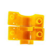 Clip de fixation en plastique épaissi en U pour tuyau de gaz ondulé DN15 avec vis d'expansion, fabrication sur mesure