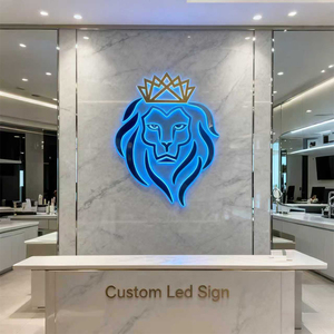 Custom 3D Logo <strong>Sign</strong> Board Backlight Channel Letter Outdoor <strong>Wall</strong> Led Lc Illuminated <strong>Sign</strong> Business Shop Store Front Backlit <strong>Sign</strong> - Product Image 4