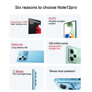 Reacondicionado 12 Teléfonos Turbo Global Usado <span class=keywords><strong>Xiaomi12</strong></span> para Redmi 12 <span class=keywords><strong>Pro</strong></span> - Product Image 3