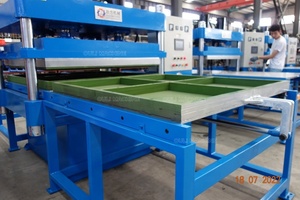 Machine de presse de carreaux de sol <span class=keywords><strong>Prix</strong></span> d'usine Caoutchouc pour bateaux Gym Piste de course Soudage Fourni PLC Automatique Requis 3 ans 5.5 - Product Image 6