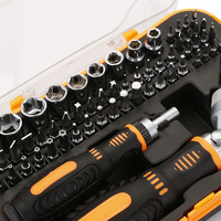 Kit de tournevis de précision multifonctionnel OEM industriel de 61 pièces en plastique magnétique pour la réparation d'ordinateurs, de montres et de téléphones portables