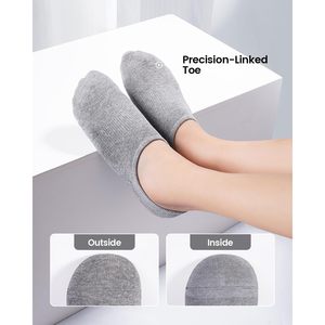 Calzini Invisibili Antiscivolo per Uomo e Donna, Calzini Sportivi Casual a Taglio Basso in Cotone e Fibra di Bambù - Product Image 2