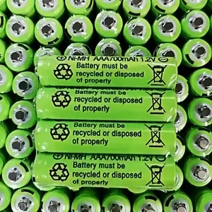 Directo de fábrica HR6 1,2 V listo para usar NiMH ni-mh AA AAA 1800mAh 2500mAh 2000mAh baterías recargables