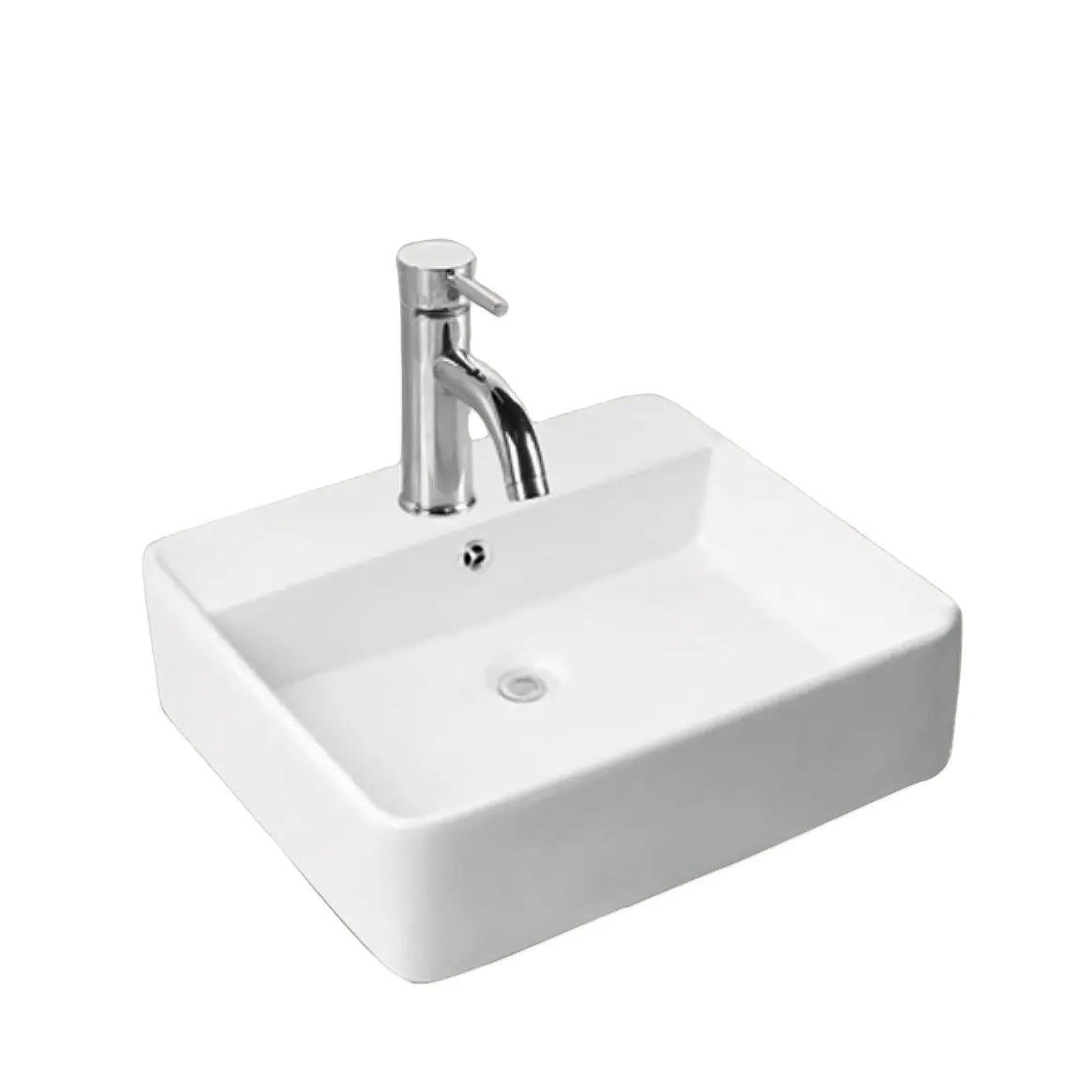 Banyo tasarım Modern yüksek kaliteli beyaz üstü sayaç ucuz seramik fantezi banyo lavaboları