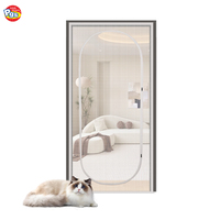PRODIGY CSD01 Porte moustiquaire magnétique pliable en plastique durable toutes saisons avec cadre complet pour petits animaux domestiques