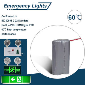 A + 고용량 18650 원통형 리튬 이온 배터리 3.2V 1800mAh/1500mAh 비상 LED 드라이버를 위한 3 가지 변형 - Product Image 2
