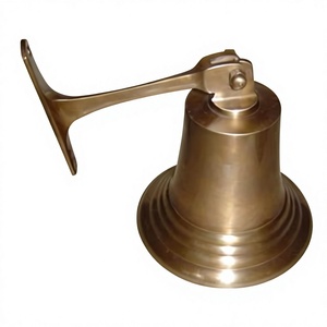 Timbre de puerta colgante, campanas de barco Titanic de latón 100%, OEM, ODM, campanas antiguas personalizadas, proveedor de eventos para colgar en la pared - Product Image 1