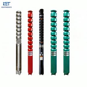 Bomba centrífuga vertical turboalimentada de hierro para pozo profundo, sumergible, multietapa, OEM, de 60Hz, para agua limpia - Product Image 1