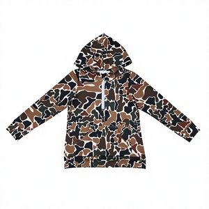 เสื้อฮู้ดลายพรางสำหรับเด็ก ปรับแต่งได้ แขนยาว มีกระเป๋า ซิป ปิดแบบสวมใส่สบาย สำหรับเด็กผู้ชาย ใส่ได้ในฤดูใบไม้ร่วง - Product Image 5