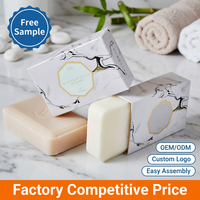 Boîte à savon en kraft blanche faite à la main, design personnalisé, avec impression UV, emballage liquide personnalisé pour savon en barre
