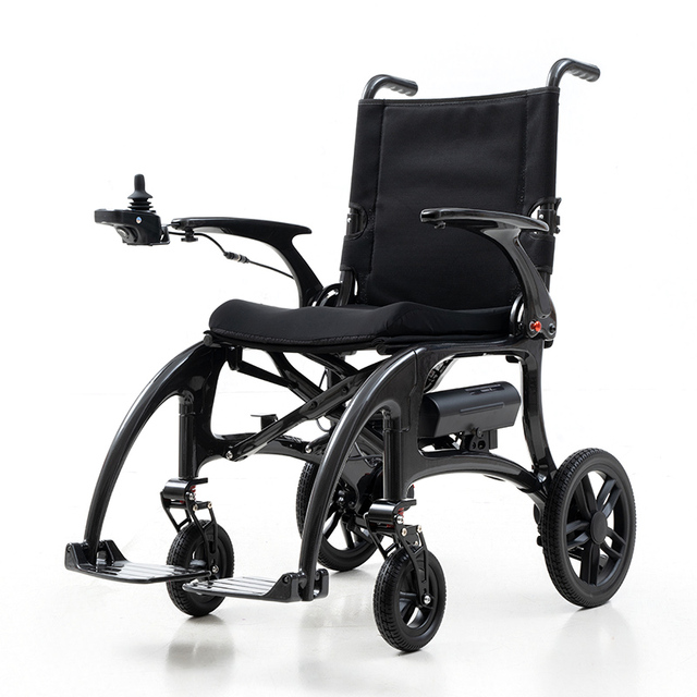 20km Lithium Battery Carbon Fiber Lightweight Foldable Electric Wheelchair Disabled Portable Power Adult 200kg Capacity CE