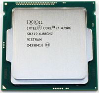 Prosesor Intel CPU I7 4790K 8M 4.0 GHz 1150LGA untuk Desktop I7-4790K 4790s 4670k 4690k Intel Core I7 Cpu untuk Komputer