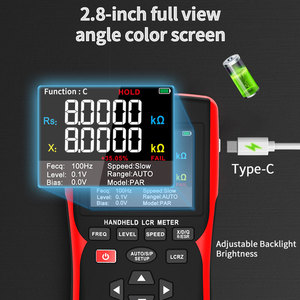 Handheld Digital Meter 100KHz Capacitance Inductance <b>Tester</b> 2 in 1Battery Internal Resistance 200 Ohm <b>Tester</b> ZOYI ZT-DQ02 ZTDQ02 - Product Image 3