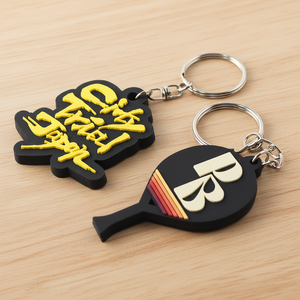 Llaveros de PVC con Forma de Logotipo Personalizado en 2D/3D, Duraderos y Hechos a Medida - Product Image 1