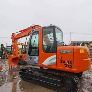 Presque neuf, excavatrice sur chenilles Hitachi Zx70 d'occasion d'origine japonaise, excavatrice Hitachi Zx70 ZX60U d'occasion en de faibles heures de travail - Product Image 6