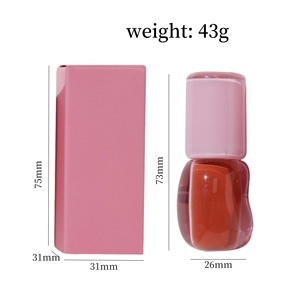 Colorete <span class=keywords><strong>l</strong></span>íquido vírico vegano y libre de crueldad para mejillas con acabado de rocío al ras natural duradero y mezclable con etiqueta privada personalizada - Product Image 4