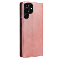 Funda Tipo Cartera de Cuero PU Premium para Samsung S22 Ultra - Funda con Soporte para Teléfono, Ranuras para Tarjetas, Cierre Magnético y Protección Contra Impactos