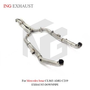 Nuovo Sistema di Scarico ad Alto Flusso 6.2L Downpipe per Mercedes-Benz CLS63 AMG <span class=keywords><strong>C219</strong></span> Senza Scudo Termico Accessori Auto - Product Image 5
