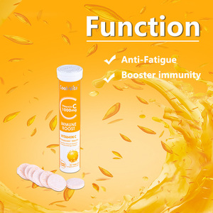 สูตรที่กำหนดเองด้วยอาหารเสริมทุกวันสีส้ม Vitamina C 1000มิลลิกรัมเม็ดฟู่ - Product Image 5