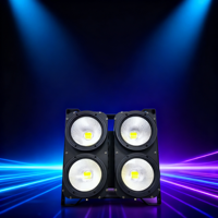 UNOXINE 4x100W COB LED 4-Eye Par Light |   Blinder de scène en aluminium blanc froid DMX512 pour mariage, fête et utilisation hôtelière