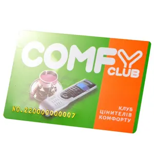 Tarjeta de visita de PVC de alta calidad, tamaño de tarjeta de crédito personalizado con superposición de números en relieve, Impresión de plástico para aspecto profesional