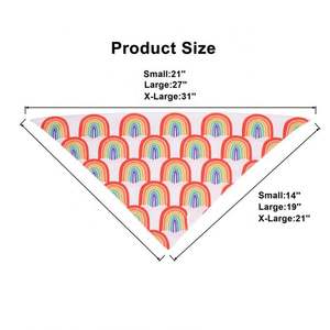 Productos Promocionales a Precio Económico, Envío Rápido, Pañuelo Triangular para Perro con Estampado de Sublimación Navideño, Pañuelo Personalizado para Mascotas con Logotipo - Product Image 4