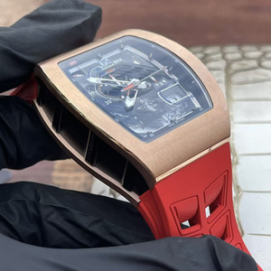 Une nouvelle texture haut de gamme tendance, un cadran unique ajouré, un tachymètre, un cadran lumineux, des aiguilles, montre de sport pour homme - Product Image 5