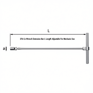 276 Ce Wrench Extension <b>Bar</b> L Length Adjustable For Mechanic Use - Product Image 2