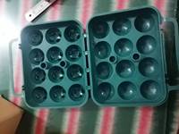 Porte-plateau à oeufs en plastique bon marché Conteneur de stockage Organisateur Bin avec couvercle pour camping en plein air