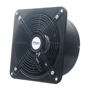 Ventilador de escape, quadrado, tomada de fábrica, rotor externo, janela, montado, ventilador de escape, à prova d' água, extrator de ar, ventilador