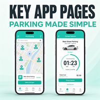 Aplicación de Estacionamiento Inteligente Personalizada, Desarrollo de Aplicaciones para IOS y Android con Disponibilidad de Espacio, Navegación GPS, LionCreate