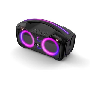 Altavoces Portátiles para Exteriores <span class=keywords><strong>con</strong></span> Woofer <span class=keywords><strong>de</strong></span> 4 Pulgadas, Amplificadores <span class=keywords><strong>de</strong></span> 60 W, Caja <span class=keywords><strong>de</strong></span> <span class=keywords><strong>Sonido</strong></span>, Mini Altavoz Bluetooth para Fiestas y Karaoke <span class=keywords><strong>con</strong></span> Micrófono Inalámbrico - Product Image 4